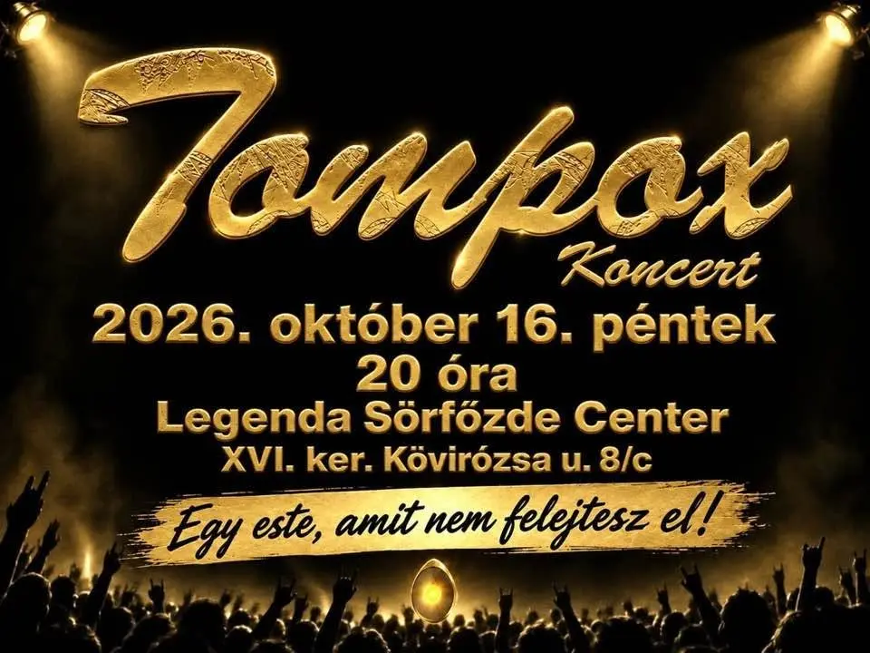 Tompox koncert Budapesten (Legenda Sörfőzde Center)